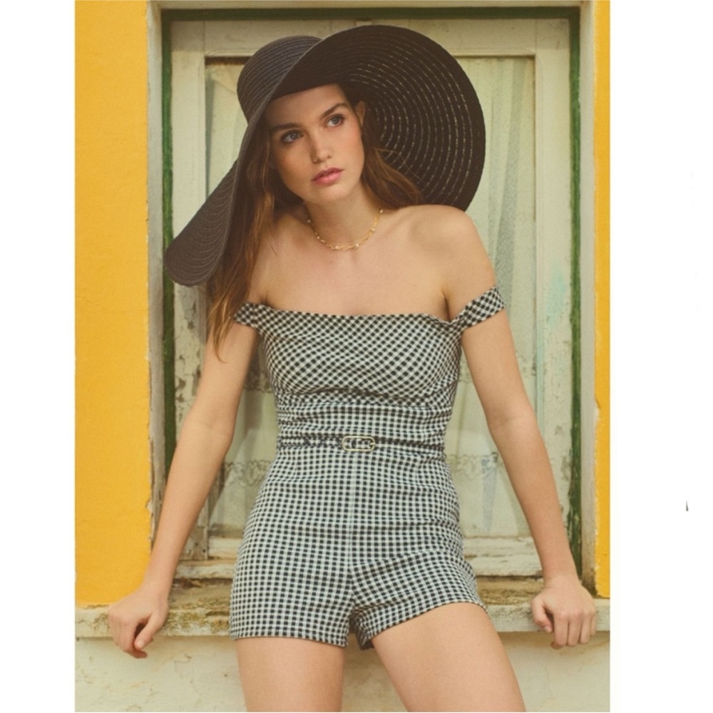 Maeve Gingham Romper